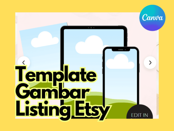 Template Canva Gambar Listing Printable Di Marketplace Etsy